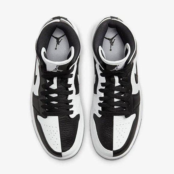 Nike Jordan 1 Mid Split Homage Black White DR0501-101 size 8.5 women's - Picture 5 of 10